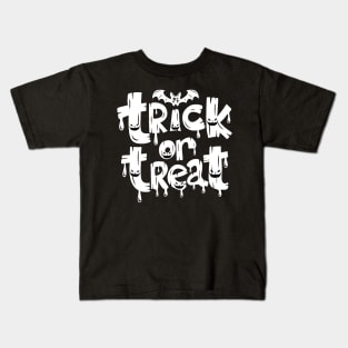 Trick Or Treat tee design birthday gift graphic Kids T-Shirt